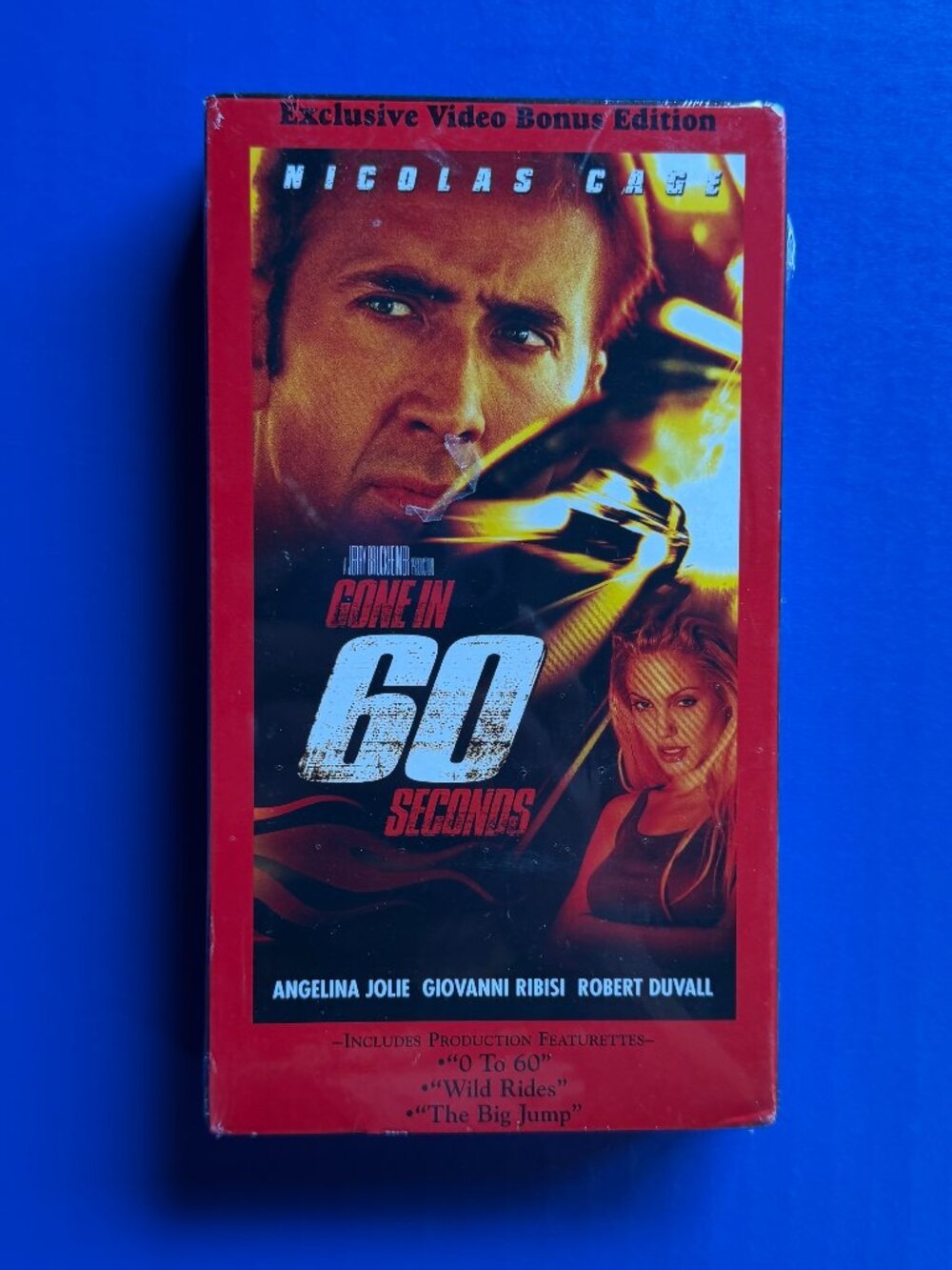 Gone In 60 Seconds Nicolas Cage Angelina Jolie Action Touchstone Home Video VHS